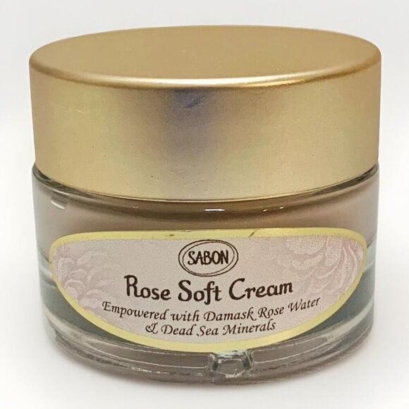 SABON Rose Soft Cream 15mL Travel Size NEW - Picture 1 of 4
